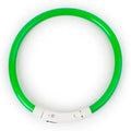 Rechargeable LED Dog Collars with USB Charging - Luminous Night Safety Neck Light for Pets (Sizes S, M, L)