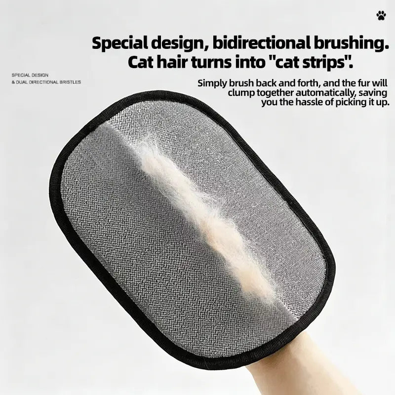 Pet Hair Remover, Electrostatic Pet Hair Removal Gloves, Cat&Dog Hair Remover for Couch, Furniture, Carpet, Car Seat. Shedding Brush Reusable
