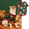 Pet Dog Christmas Shirt Clothes Xmas Vest Soft Shirts Holiday Small Dog Apparel Snowman Printed Puppy Costume for Cats or Dogs