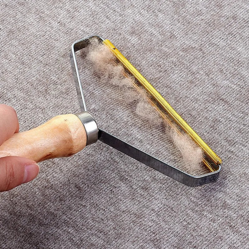 Pet Hair Removal Brush for Cats and Dogs - Portable Manual Wool Comb